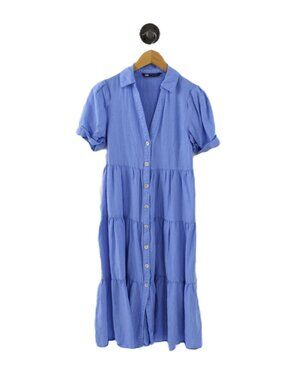 Zara V-neck flowy maxi dress #220-63